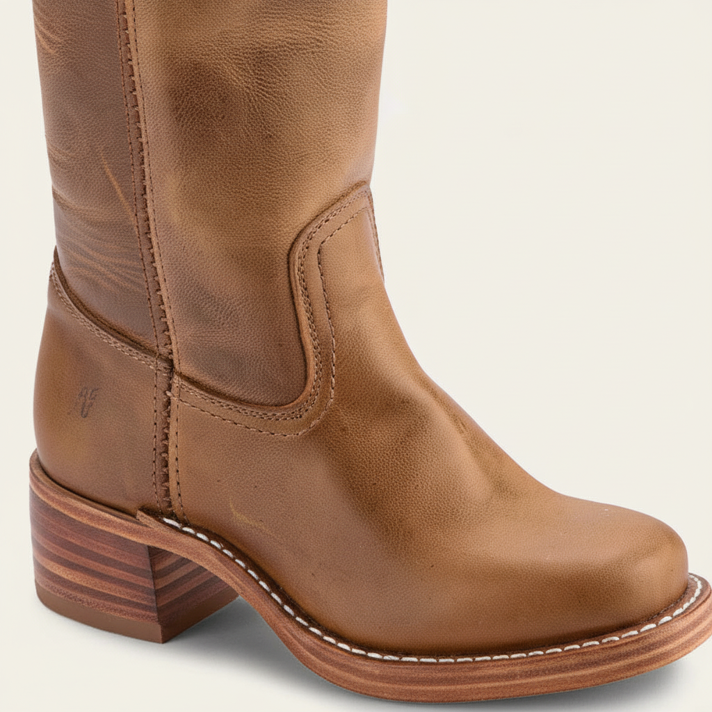 Abigail | Classic Knee High Block Heel Riding Boots