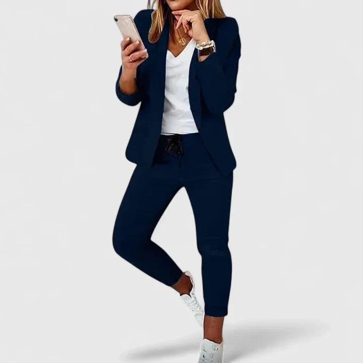 Alice | Chic Blazer and Tapered Pants Set