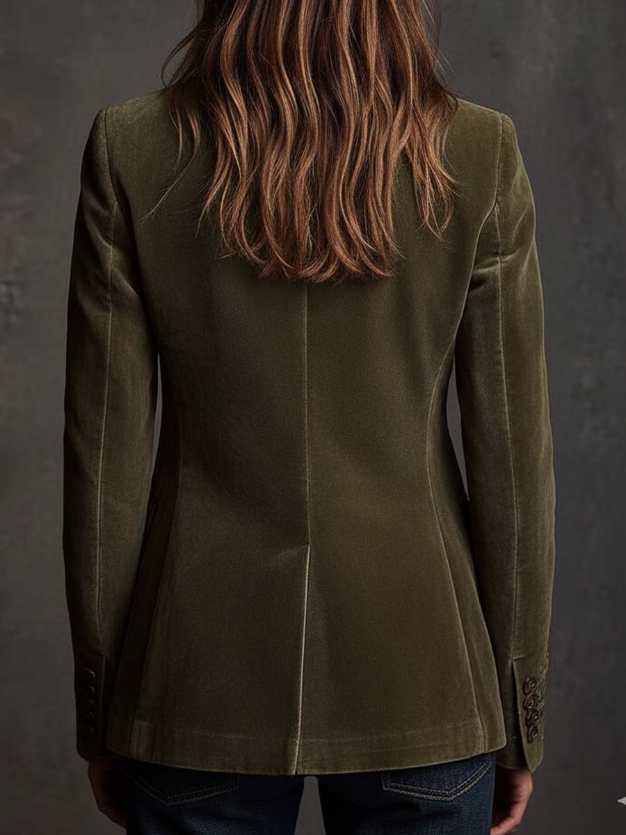 Amanda | Floral Embroidered Tailored Blazer Jacket