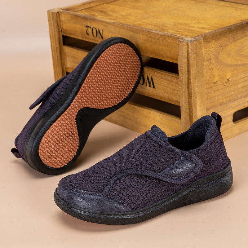 Amy | Polished Breathable Mesh Slip-On Comfort Slippers