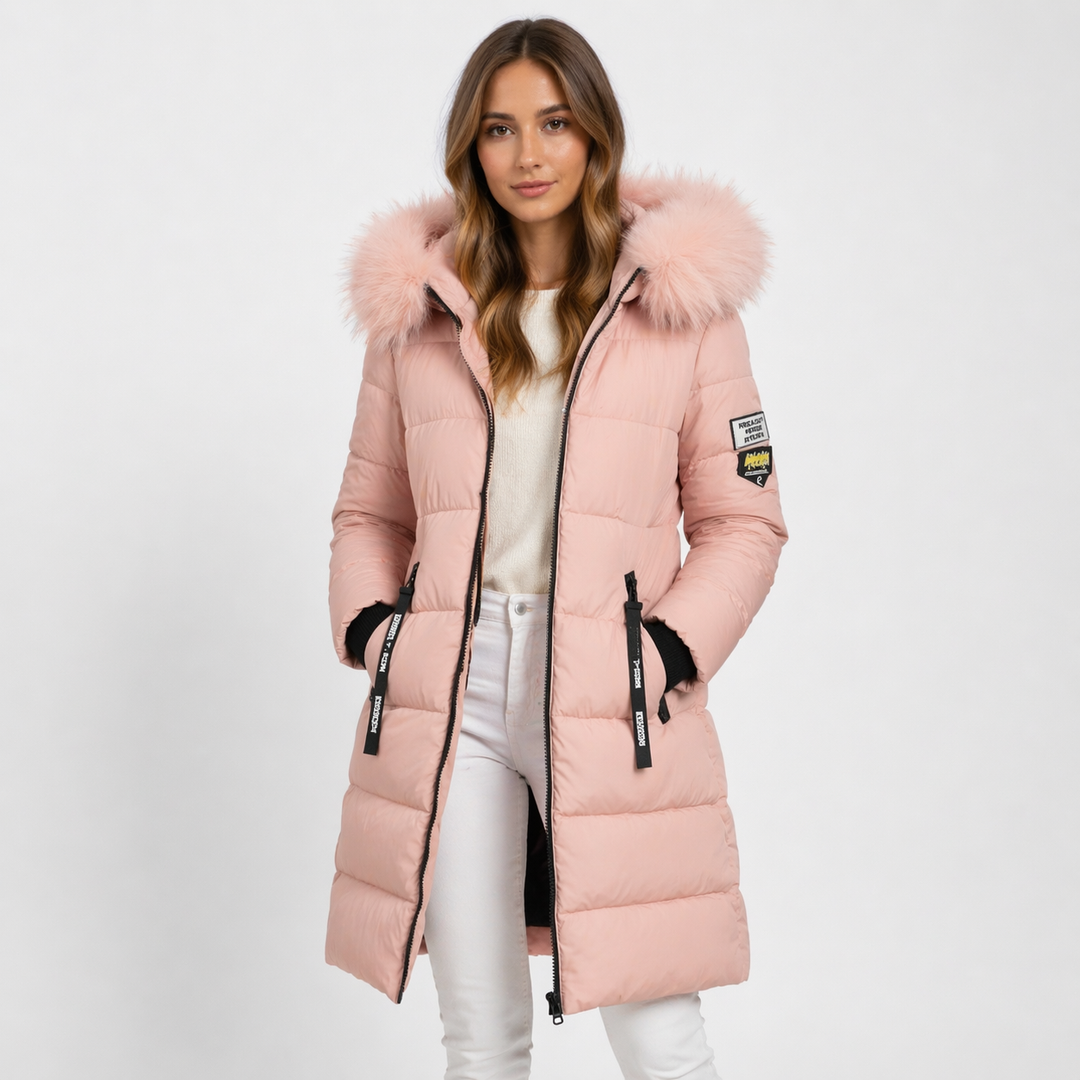 Amy | Timeless Longline Hooded Puffer Winter Coat
