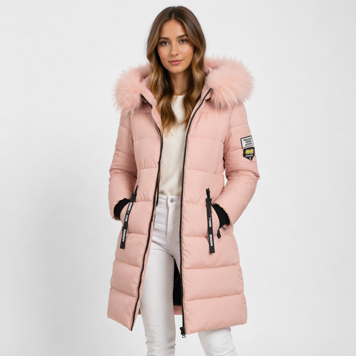 Amy | Timeless Longline Hooded Puffer Winter Coat
