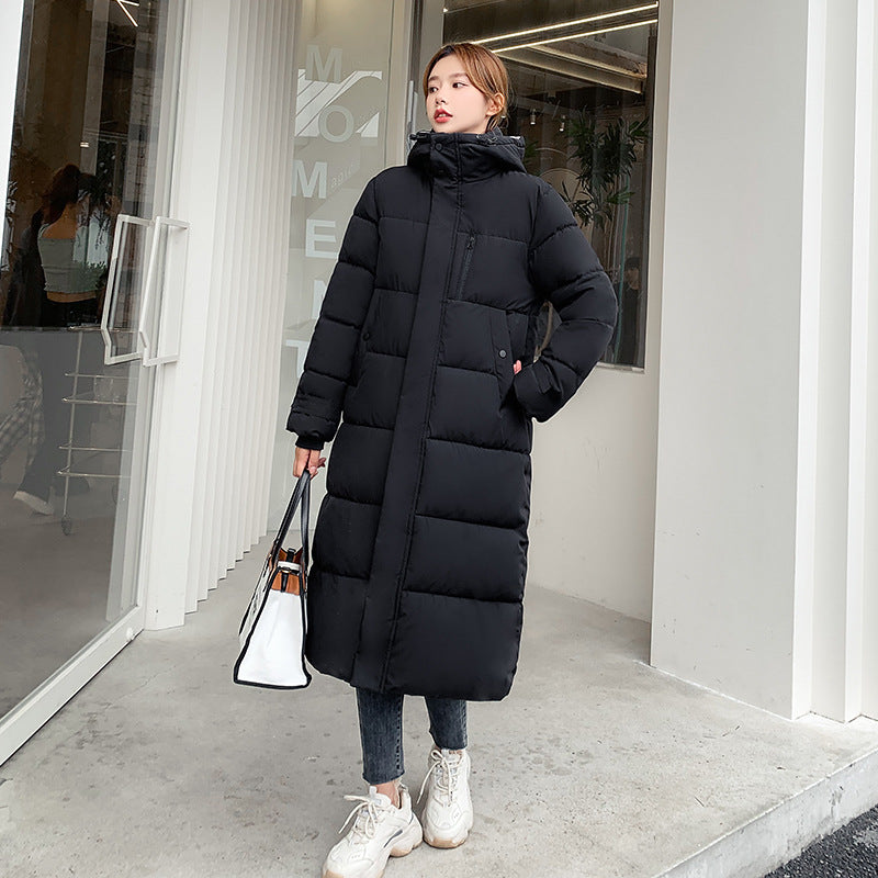 Andrea | Chik Oversize Vinterjakke med Hætte og Vatteret Finish