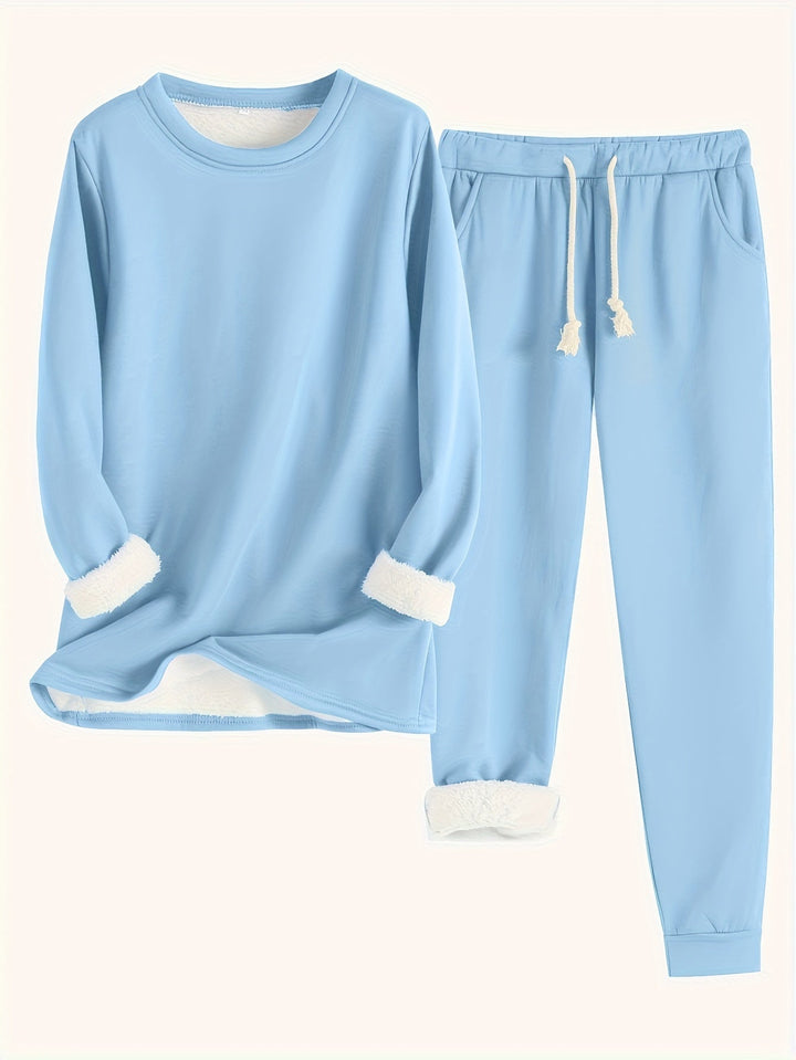 Angela | Relaxed Long Sleeve Jogger Lounge Set