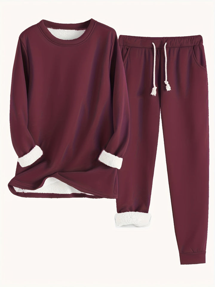 Angela | Relaxed Long Sleeve Jogger Lounge Set