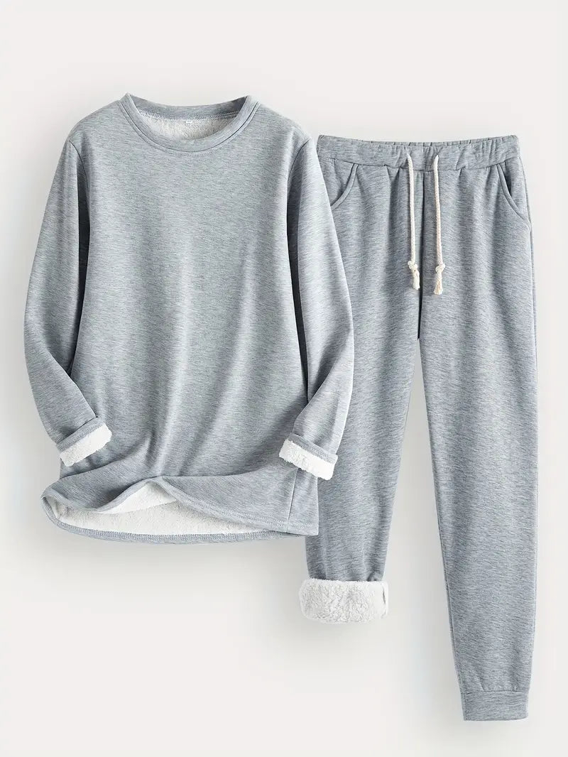 Angela | Relaxed Long Sleeve Jogger Lounge Set