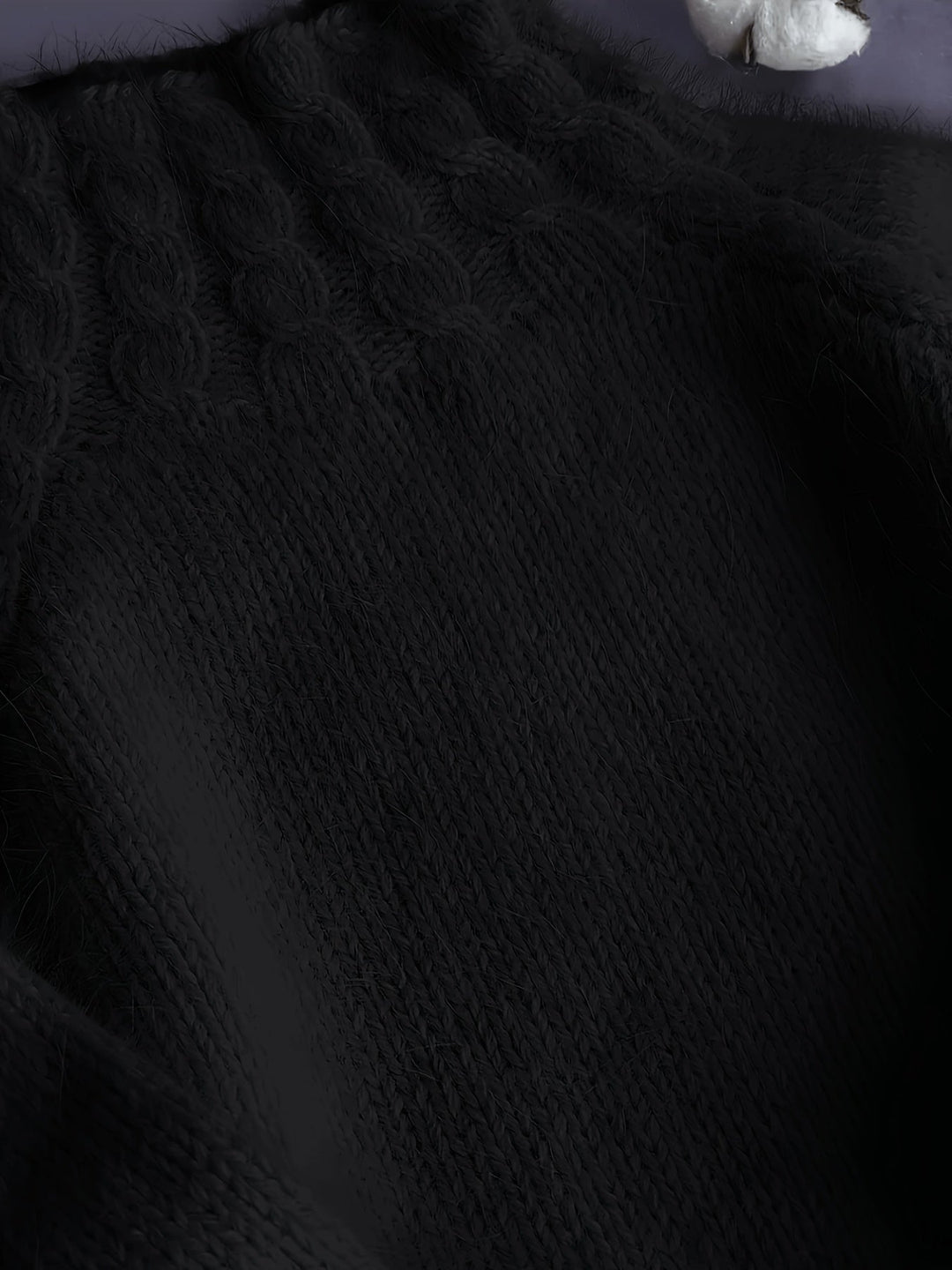 Ashley | Timeless Oversized Turtleneck Cable Knit Sweater