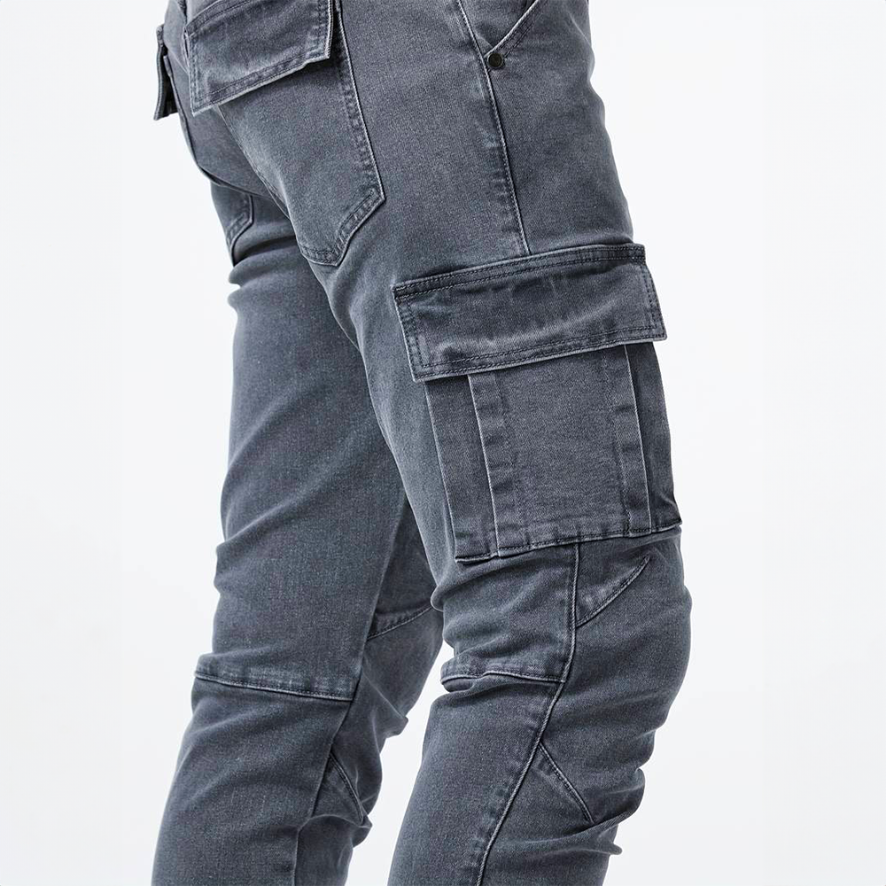 August | Ubesværet Slim Fit Cargo Bukser med Lommer