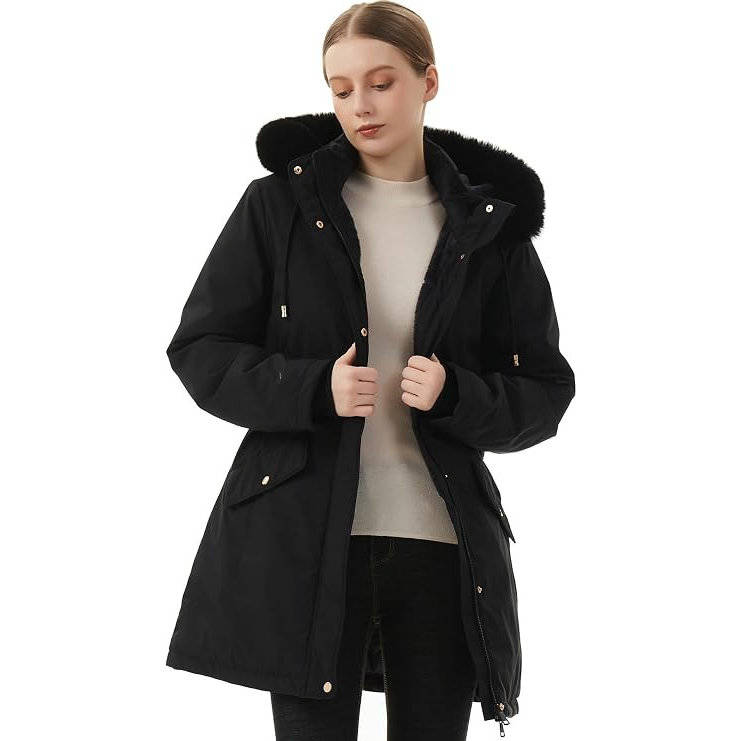 Betty | Graceful Hooded Long Puffer Winter Coats