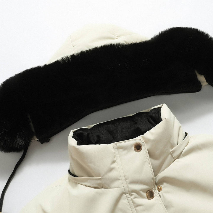 Betty | Graceful Hooded Long Puffer Winter Coats