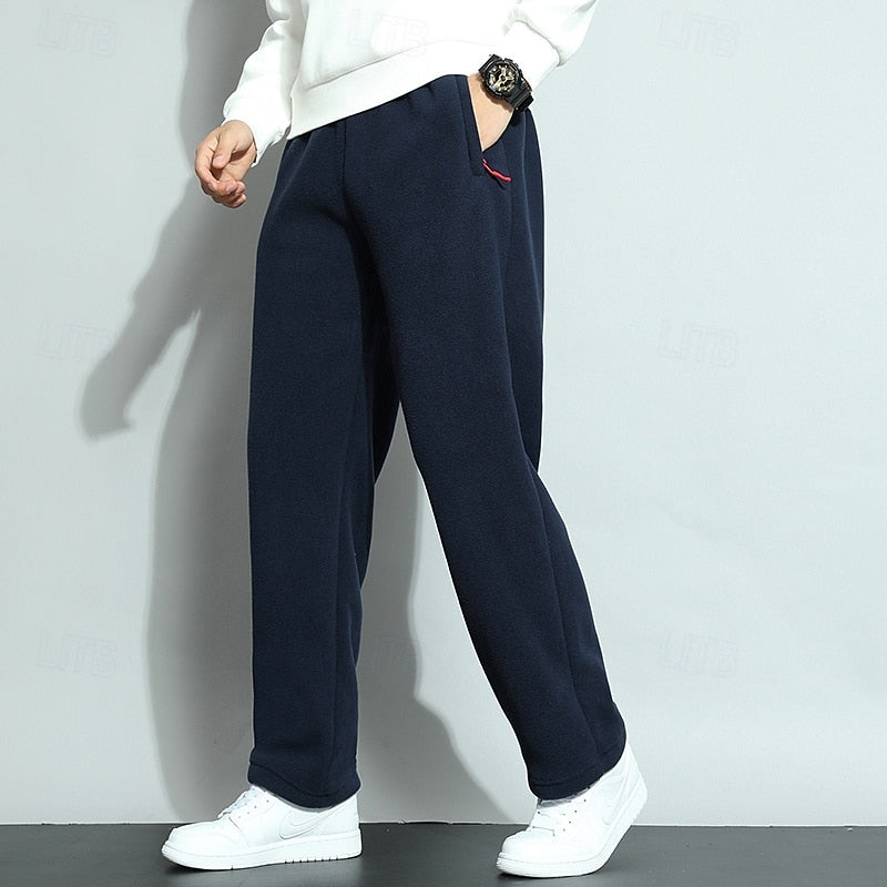 Bjørn | Afslappet Fleece Jogging Bukser med Snoretalje