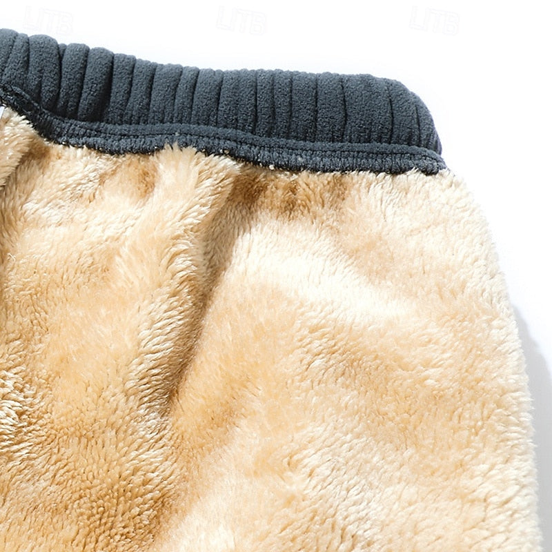 Bjørn | Afslappet Fleece Jogging Bukser med Snoretalje
