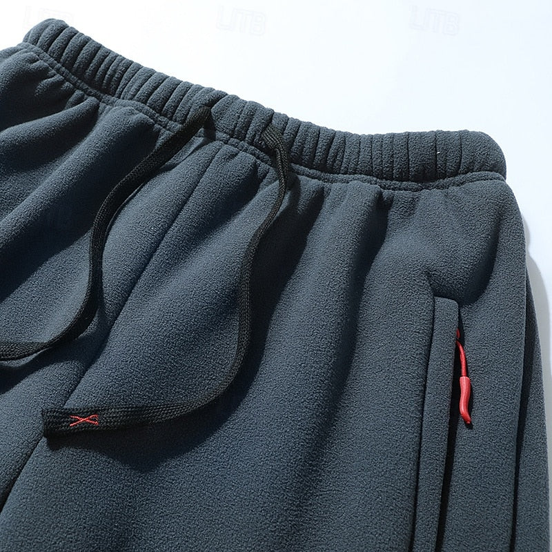 Bjørn | Afslappet Fleece Jogging Bukser med Snoretalje