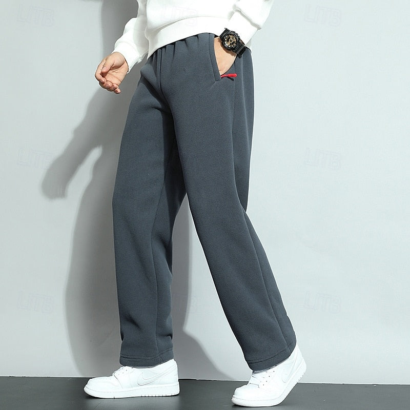 Bjørn | Afslappet Fleece Jogging Bukser med Snoretalje