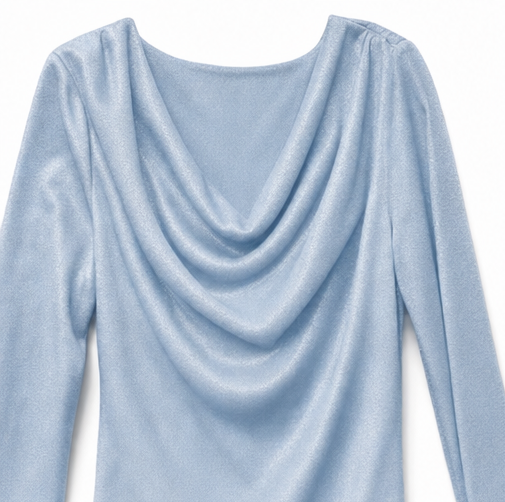 Brenda | Cozy Velvet Cowl Neck Christmas Dress Midi