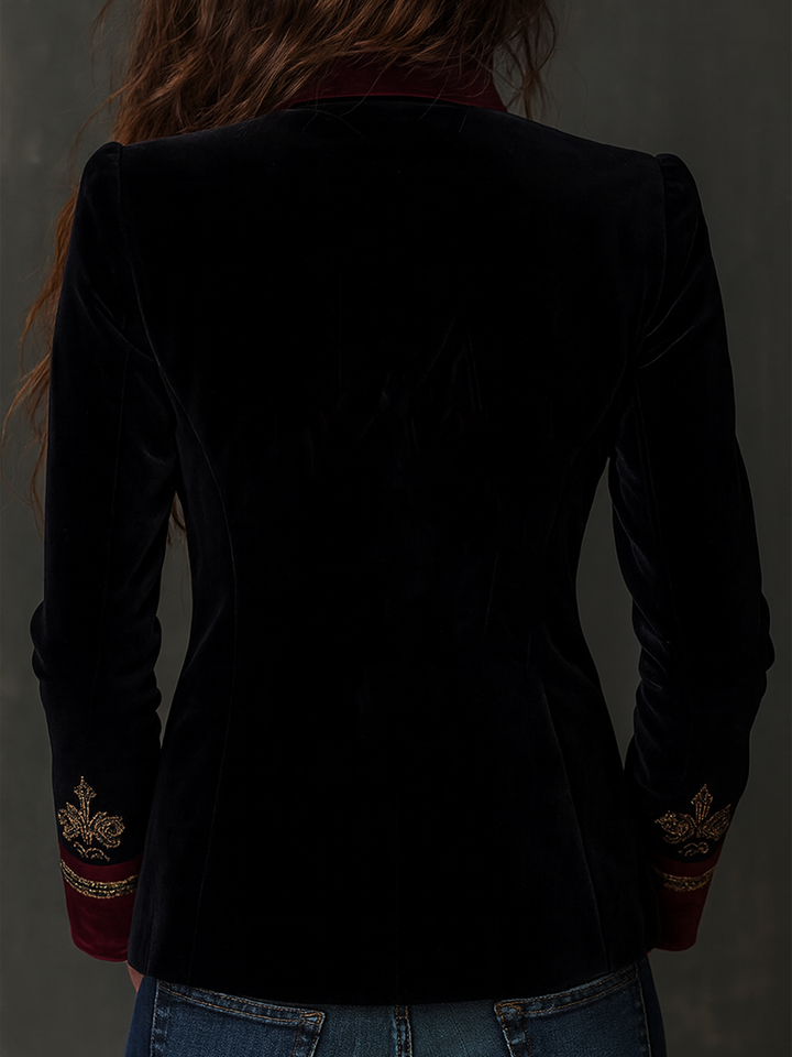 Carolyn | Elegant Vintage Inspired Baroque Embroidered Blazer
