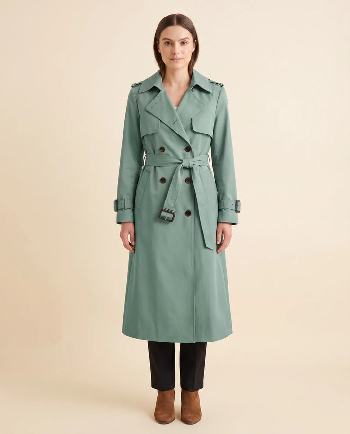 Cheryl | Polished Long Belted Trench-Style Winter Coat