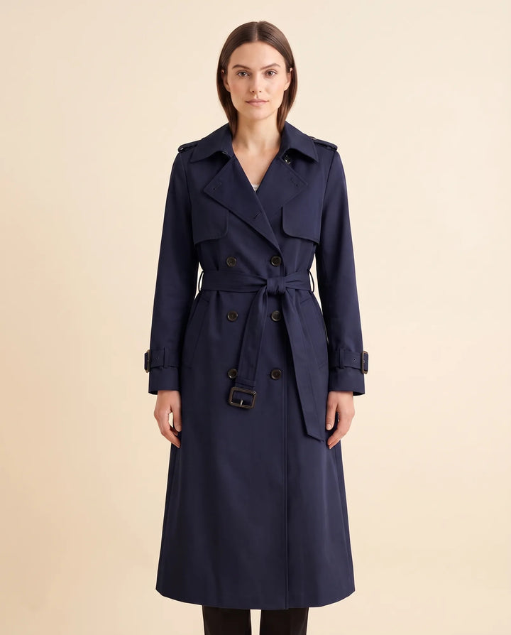 Cheryl | Polished Long Belted Trench-Style Winter Coat