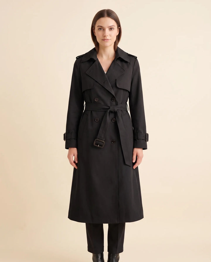 Cheryl | Polished Long Belted Trench-Style Winter Coat