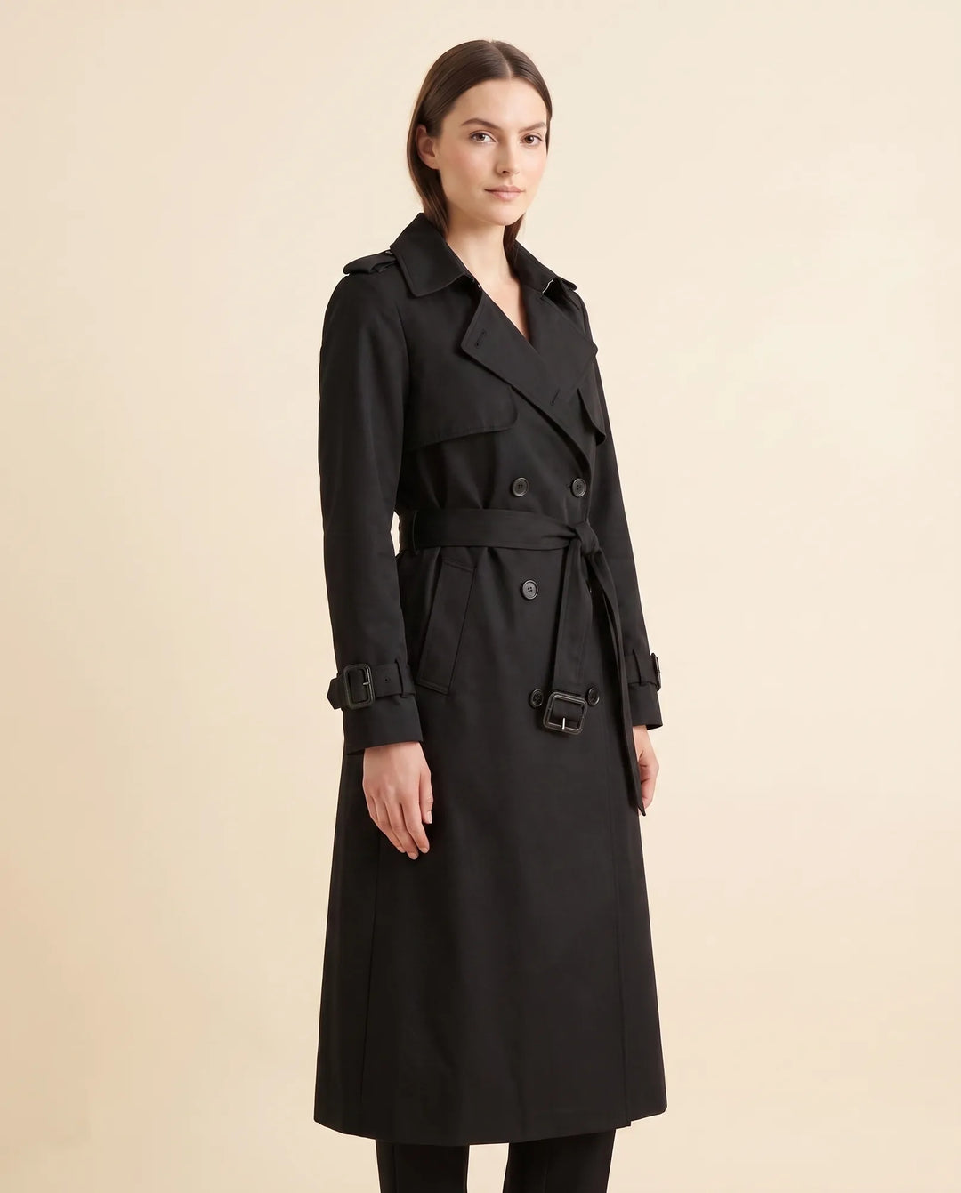 Cheryl | Polished Long Belted Trench-Style Winter Coat