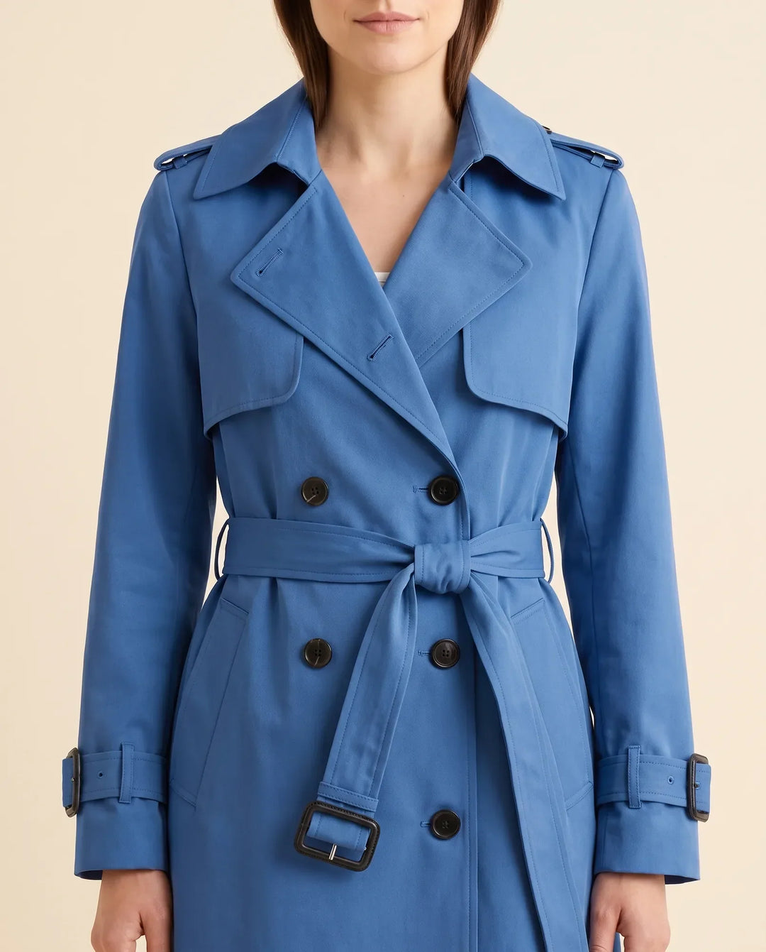 Cheryl | Polished Long Belted Trench-Style Winter Coat
