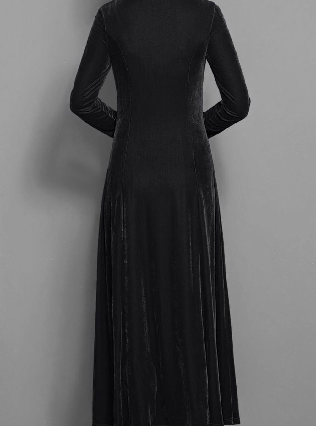 Cheryl | Polished Velvet Christmas Dress A-Line Maxi