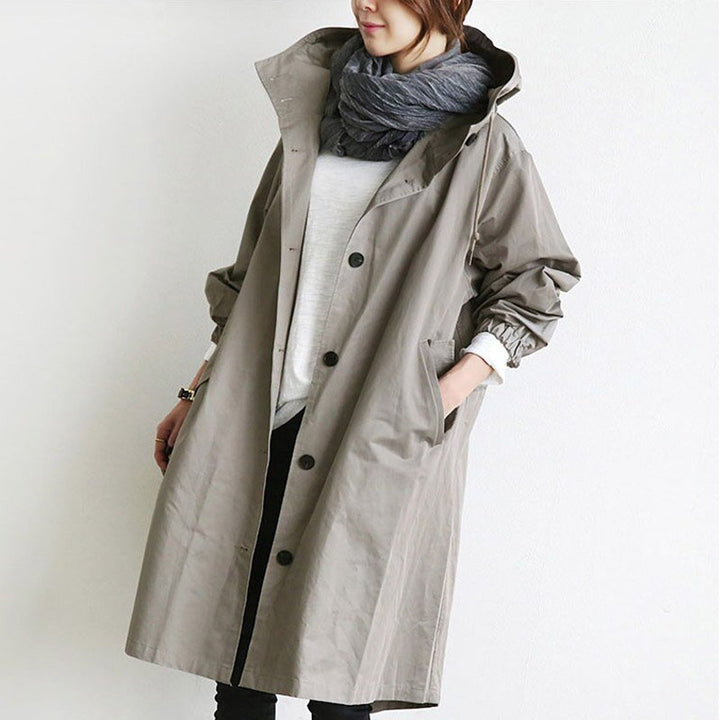 Christina | Refined Oversized Hooded Long Winter Coat