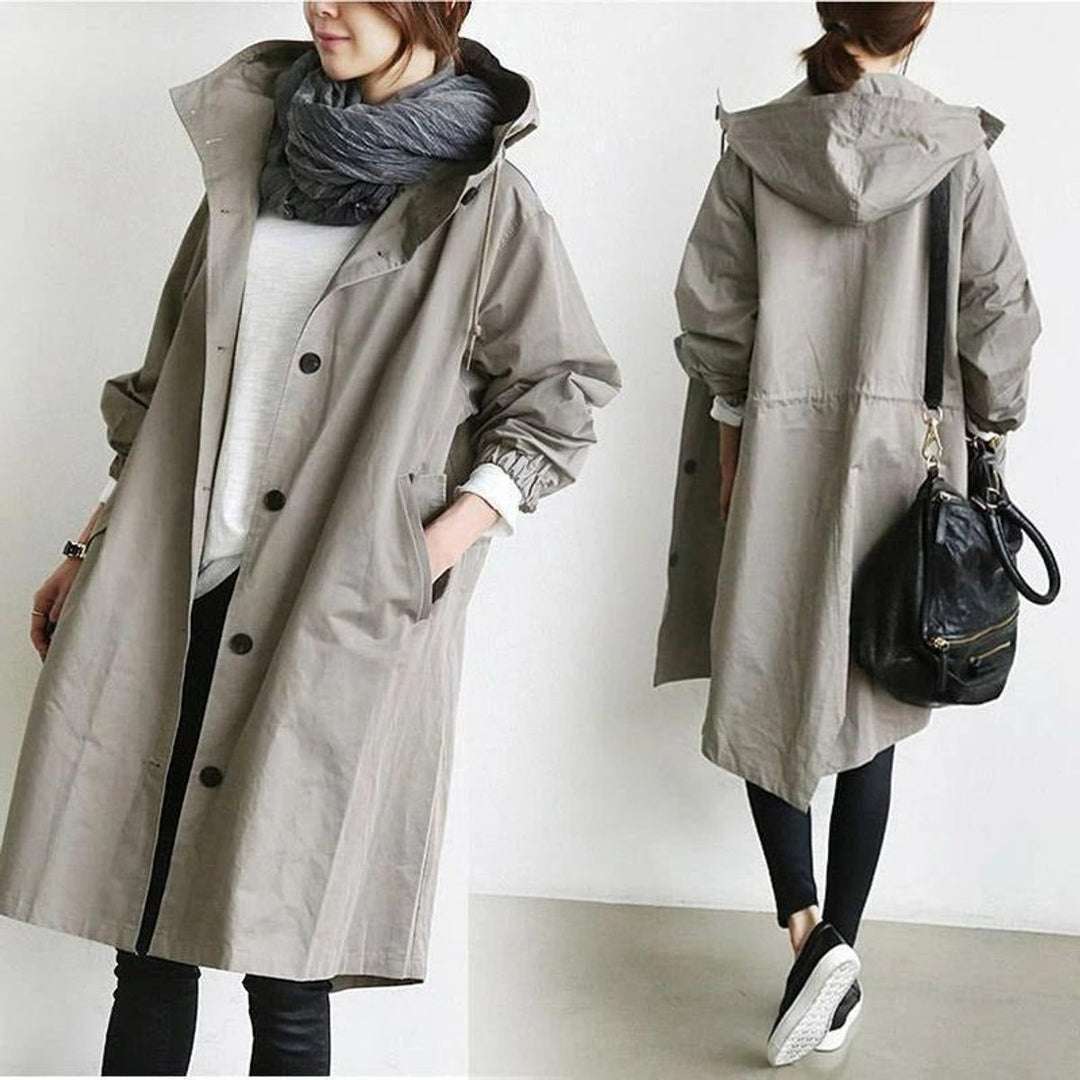 Christina | Refined Oversized Hooded Long Winter Coat
