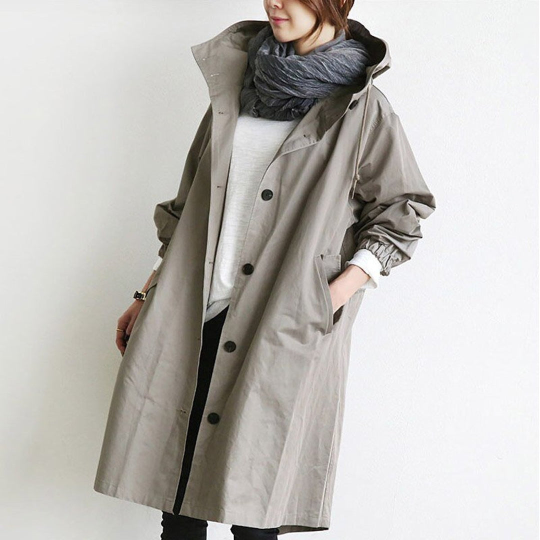 Christina | Refined Oversized Hooded Long Winter Coat