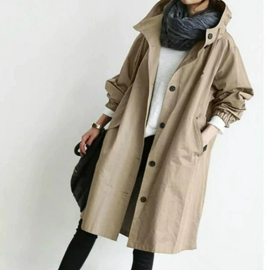 Christina | Refined Oversized Hooded Long Winter Coat