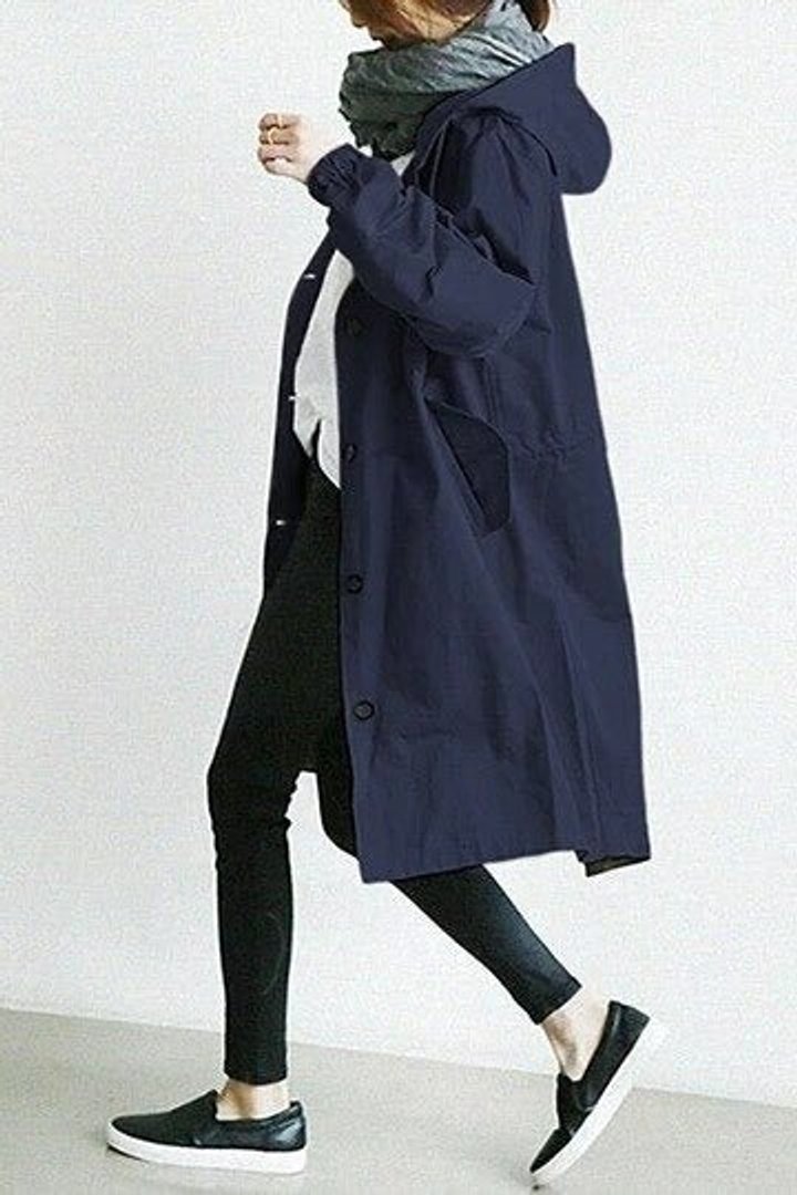 Christina | Refined Oversized Hooded Long Winter Coat