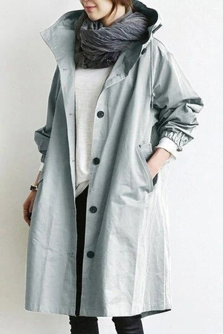 Christina | Refined Oversized Hooded Long Winter Coat