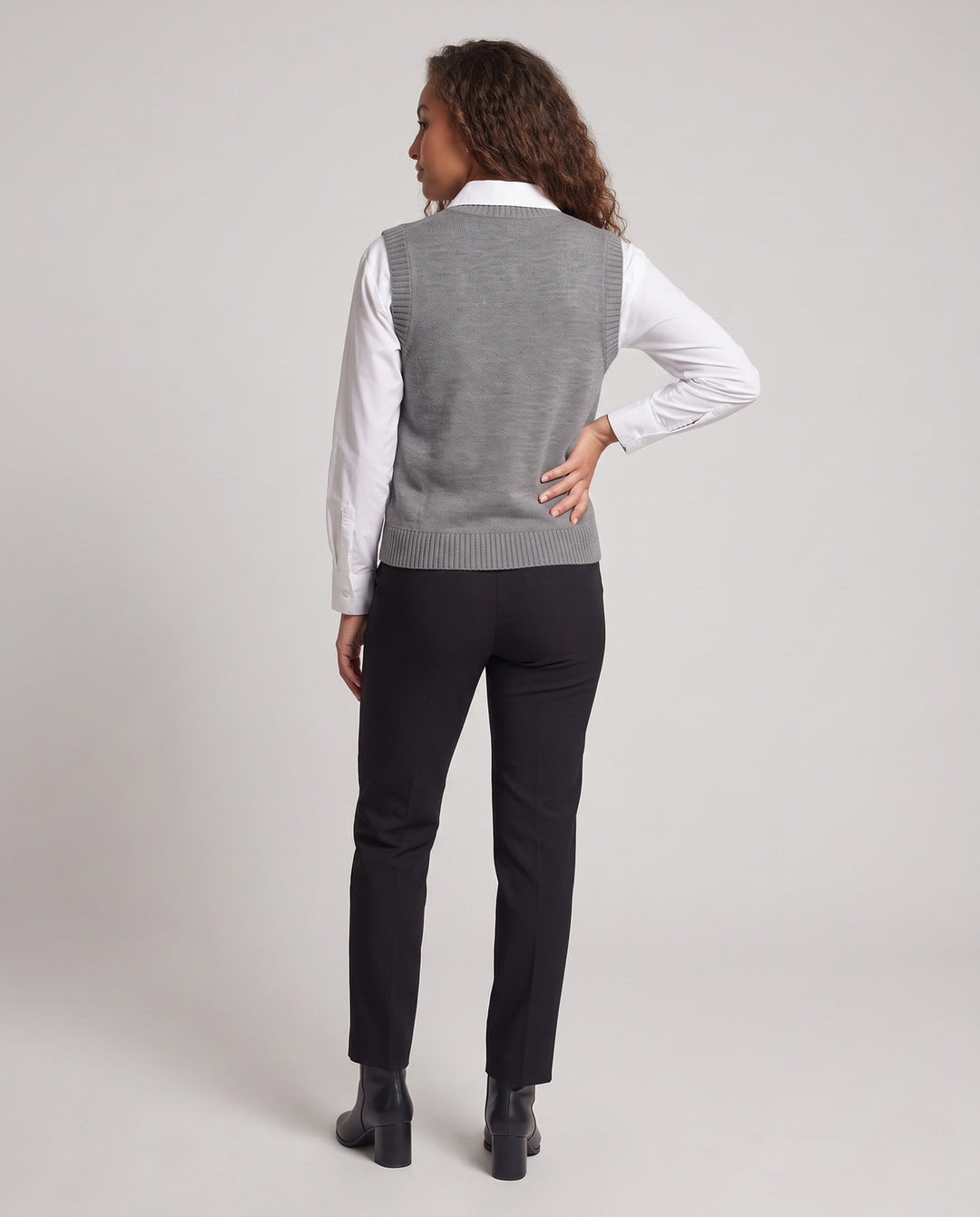Christine | Stylish Beaded Sun Motif Sweater Vest
