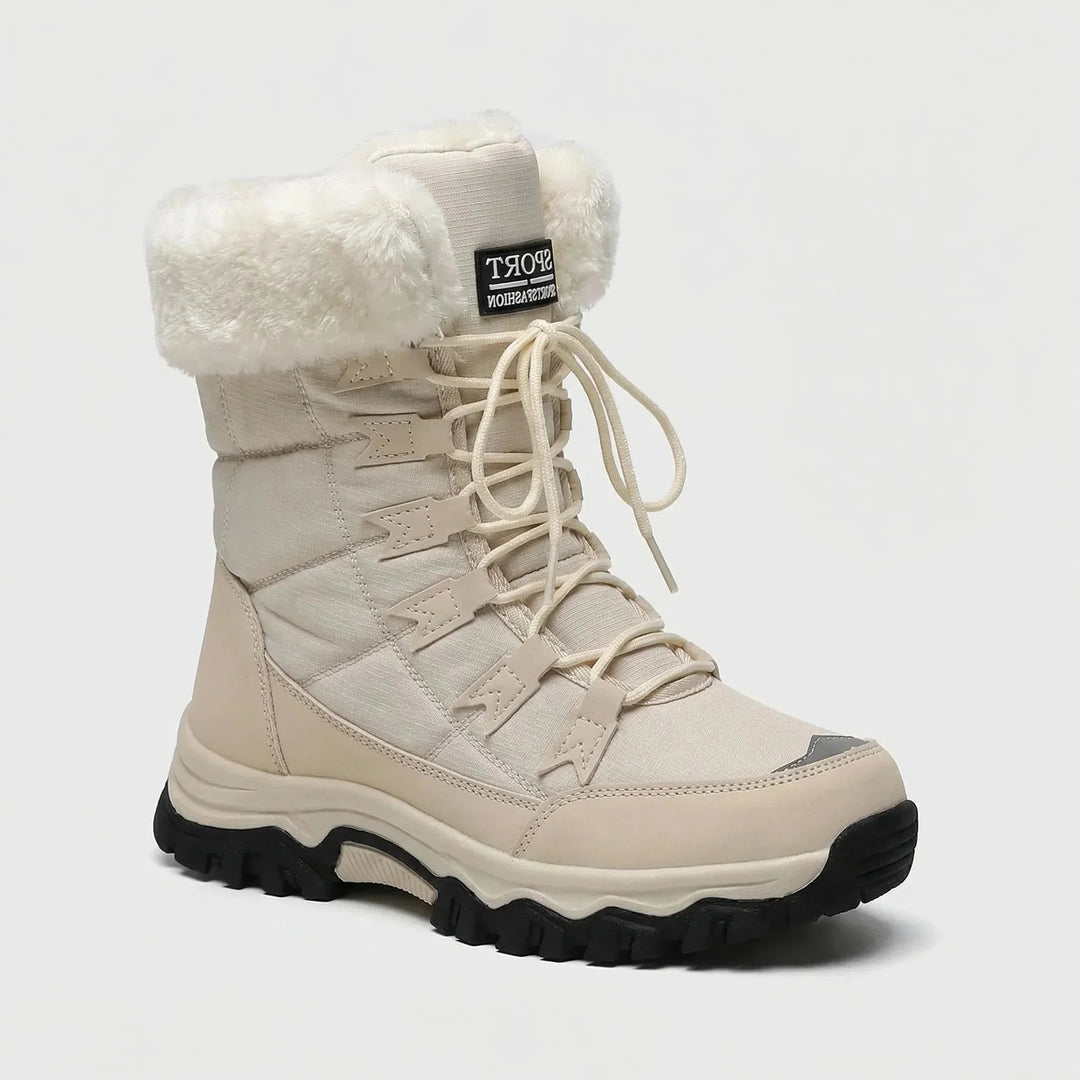 Cynthia | Timeless Plush-Cuff Mid-Calf Winter Boots