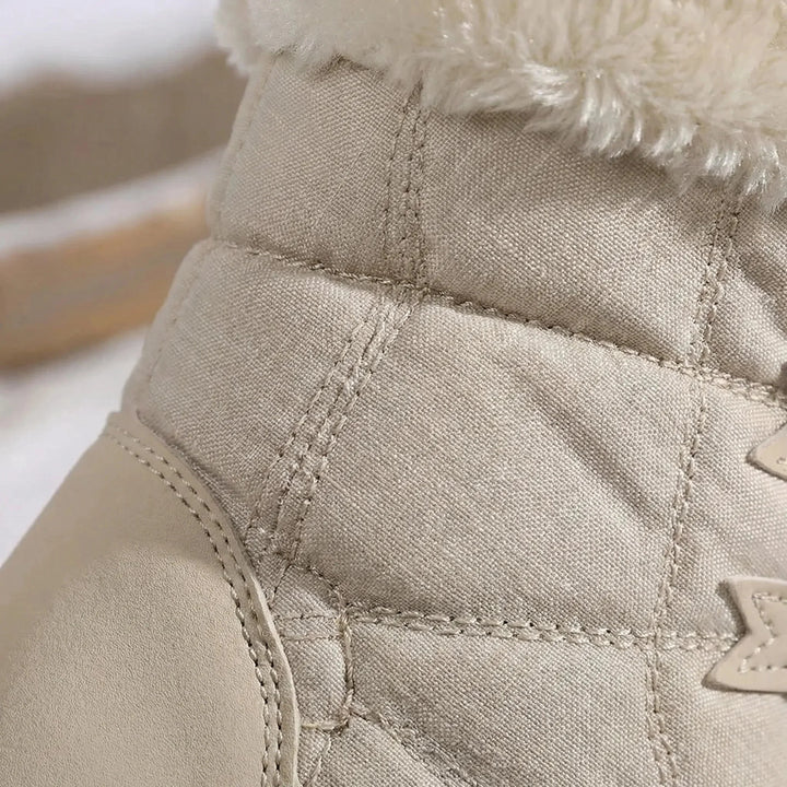 Cynthia | Timeless Plush-Cuff Mid-Calf Winter Boots