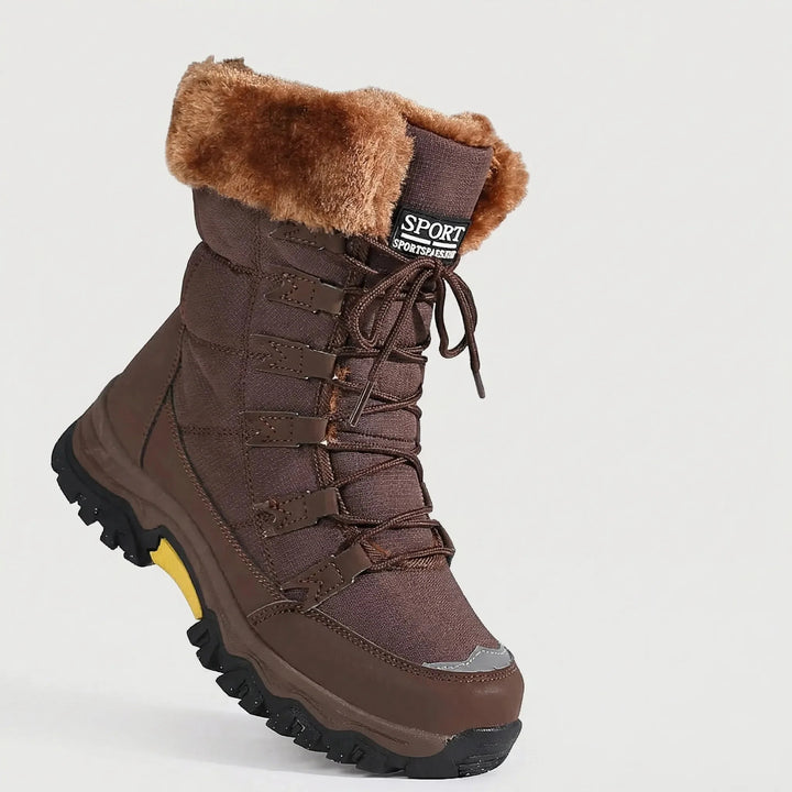 Cynthia | Timeless Plush-Cuff Mid-Calf Winter Boots