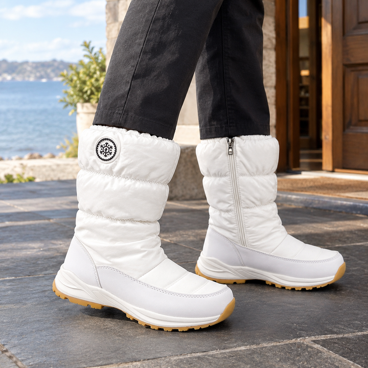 Diana | Refined Quilted Mid-Calf Winter Boots