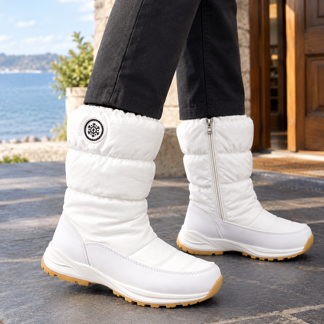 Diana | Refined Quilted Mid-Calf Winter Boots