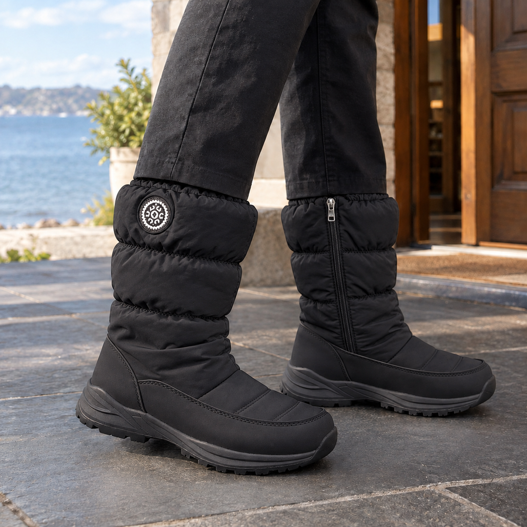 Diana | Refined Quilted Mid-Calf Winter Boots
