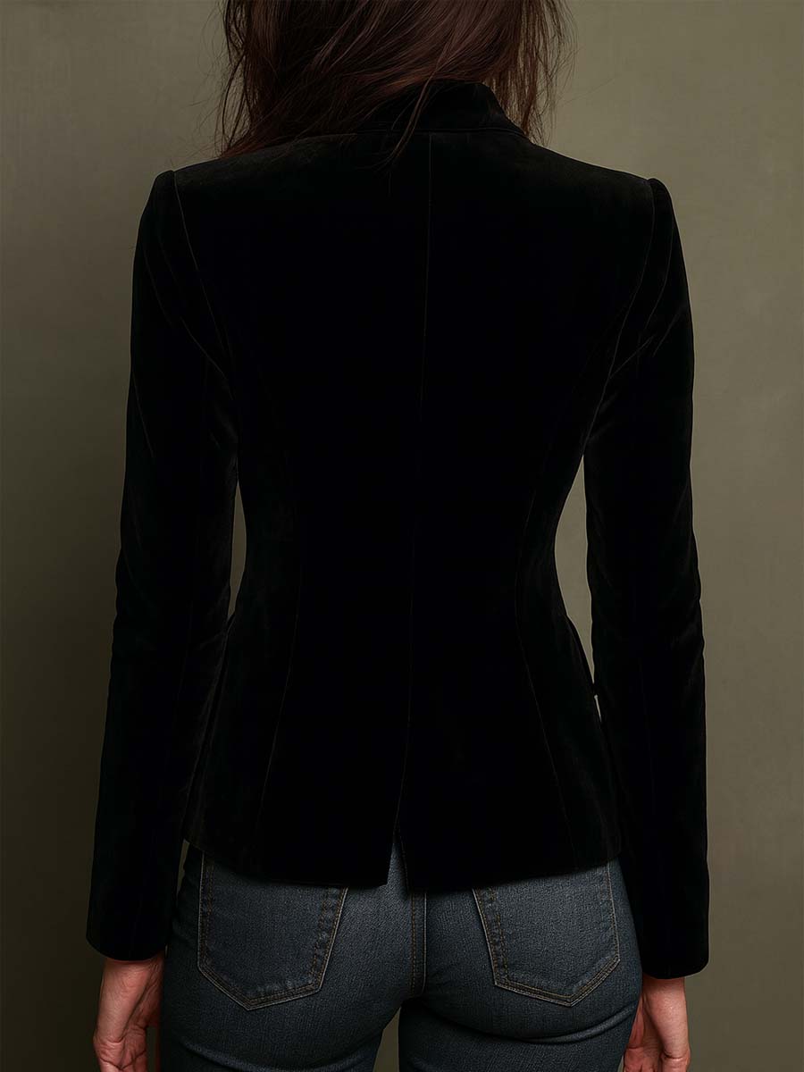 Diane | Polished Floral Embroidered Tailored Blazer