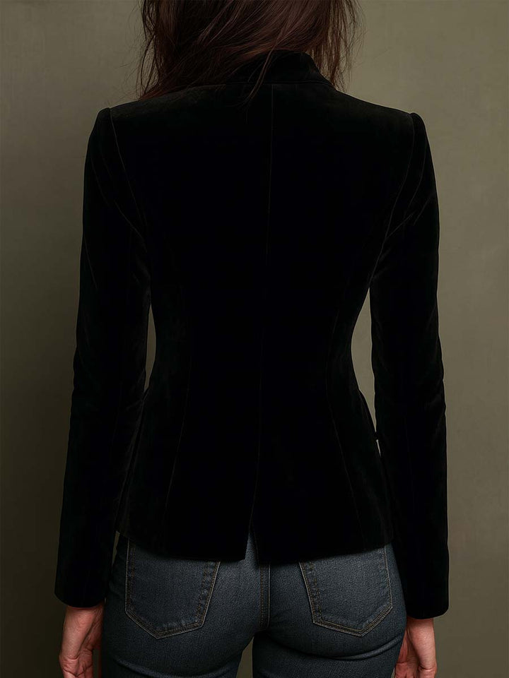 Diane | Polished Floral Embroidered Tailored Blazer