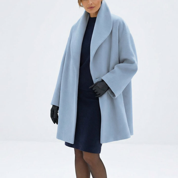 Donna | Graceful Shawl Collar Oversized Winter Coat
