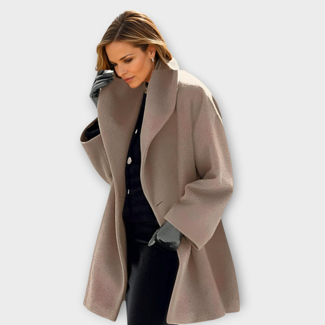 Donna | Graceful Shawl Collar Oversized Winter Coat