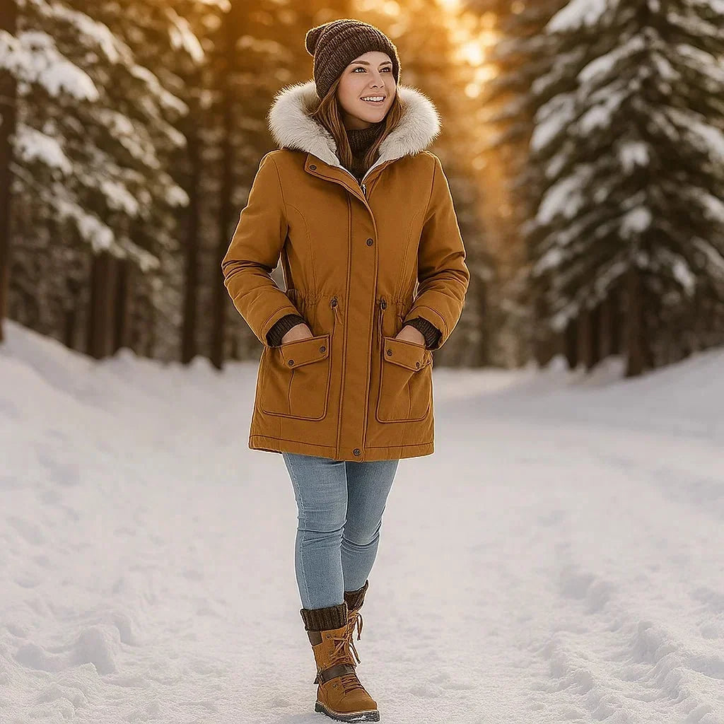 Dorothy | Refined Lace-Up Knit Cuff Winter Boots