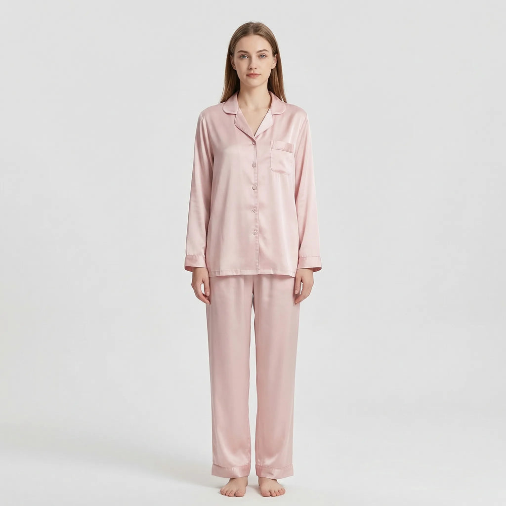 Elina | Ubesværet Silkeblød Nattøj Dame Pyjamassæt