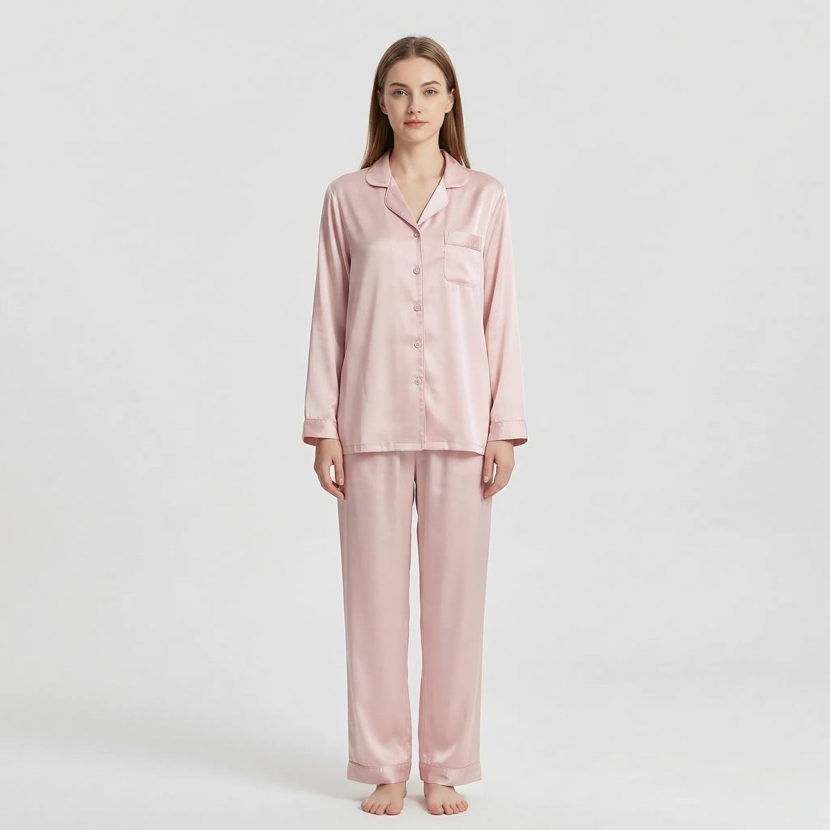 Elina | Ubesværet Silkeblød Nattøj Dame Pyjamassæt