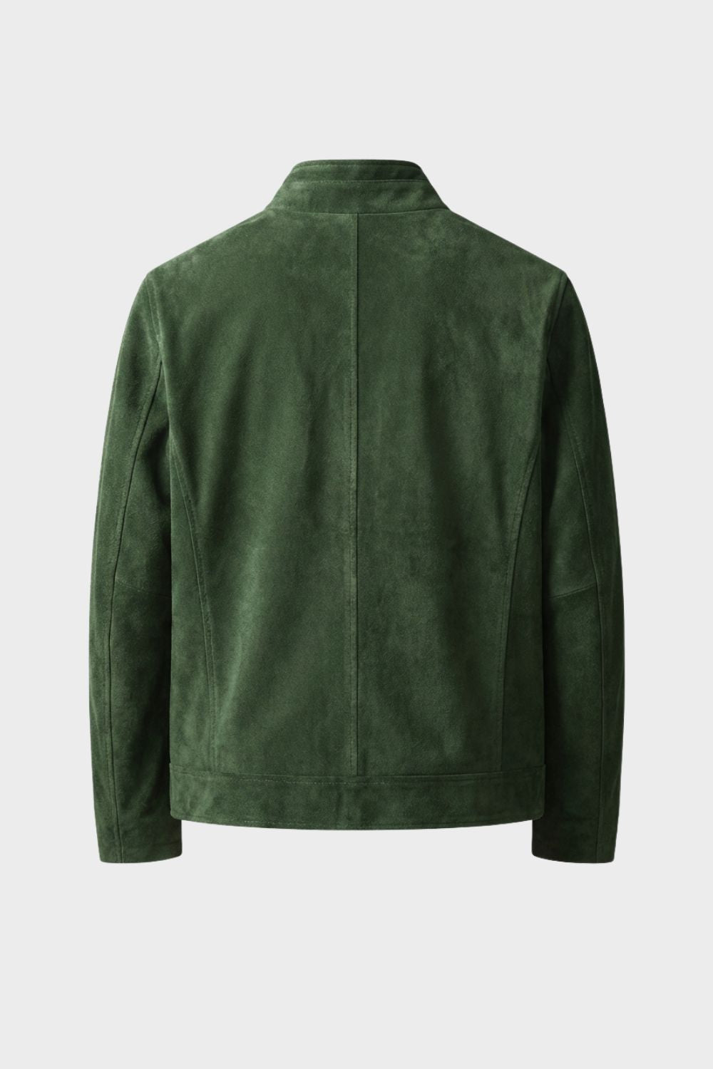 Elliot | Afslappet Ruskindslook Bomber Jakke med Lynlås
