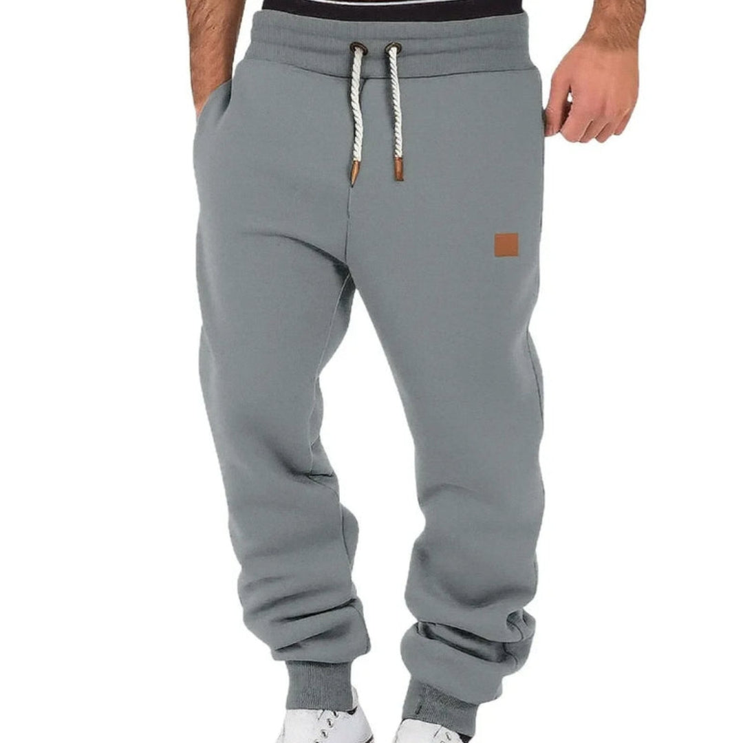 Elliot | Elegant Jogging Bukser med Snoretalje og Ribkant