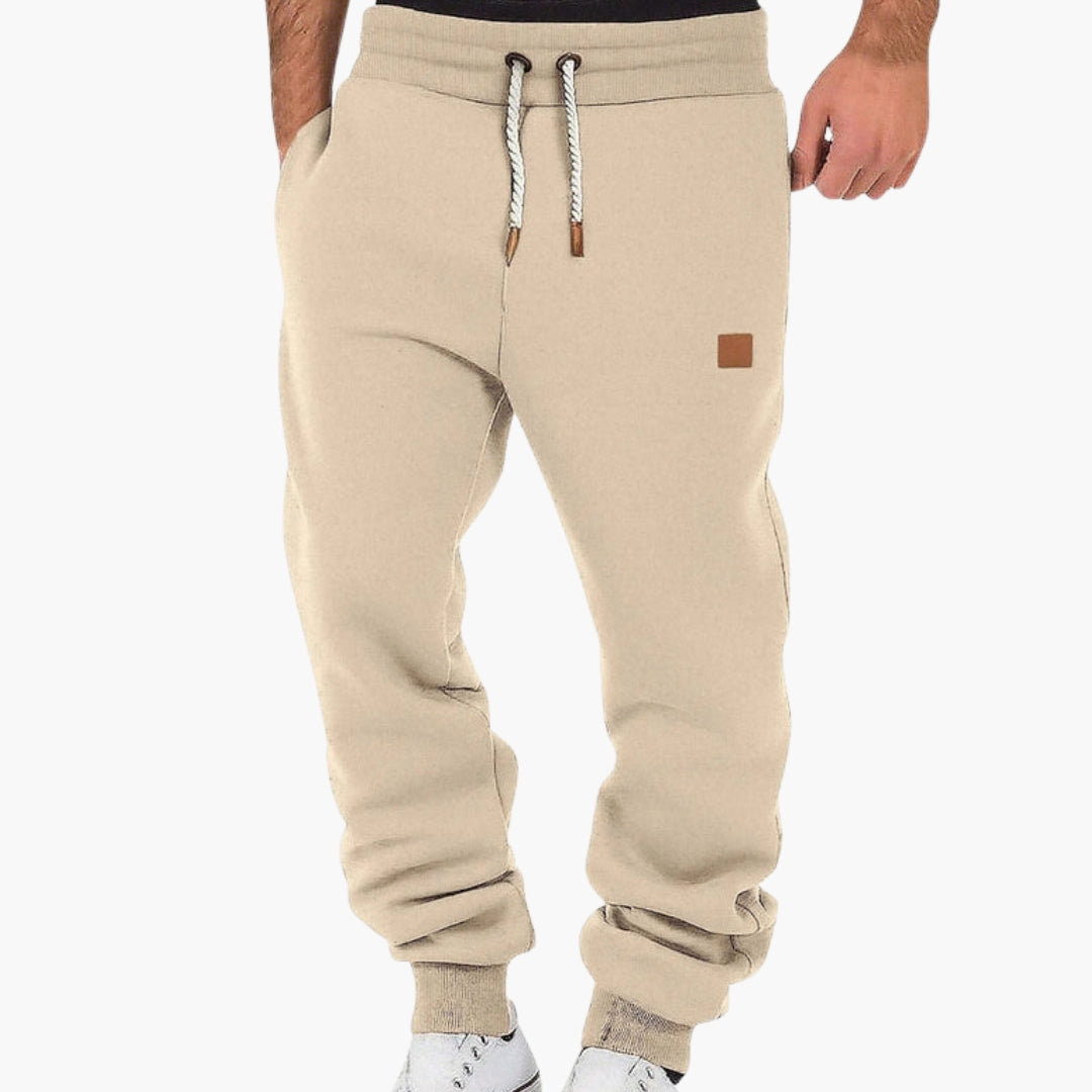 Elliot | Elegant Jogging Bukser med Snoretalje og Ribkant