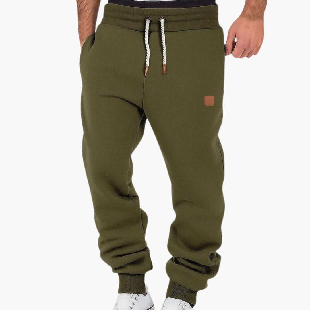 Elliot | Elegant Jogging Bukser med Snoretalje og Ribkant